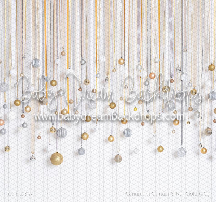 Ornament Curtain Silver Gold (JG)