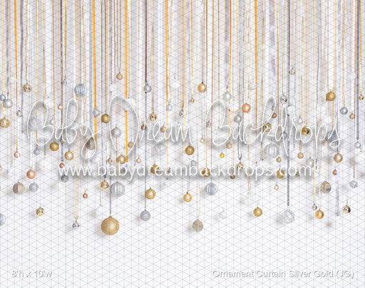 Ornament Curtain Silver Gold (JG)