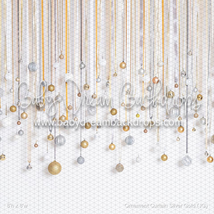 Ornament Curtain Silver Gold (JG)