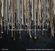 Ornament Curtain Silver Gold on Black (JG)