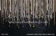 Ornament Curtain Silver Gold on Black (JG)