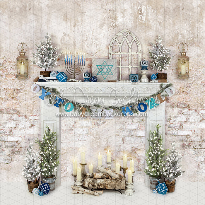 Oy to the World Mantel Lights