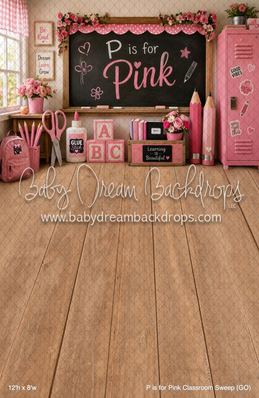 P is for Pink Classroom Sweep (GO)