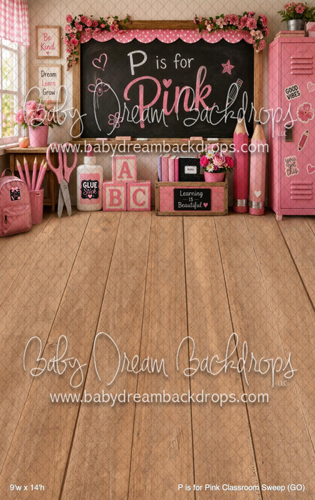 P is for Pink Classroom Sweep (GO)