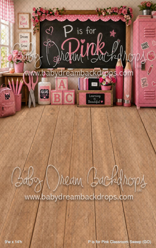 P is for Pink Classroom Sweep (GO)