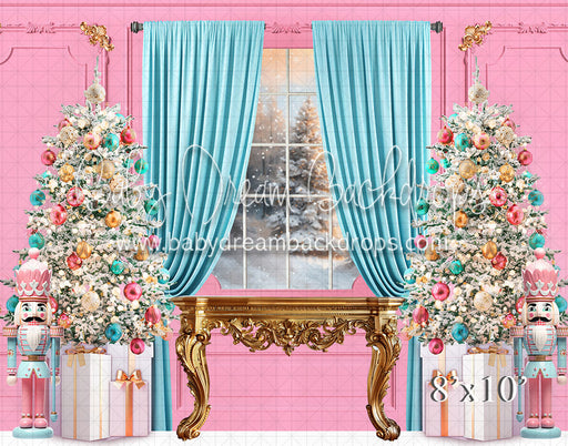 PASTEL CHRISTMAS WINDOW WITH TABLE 24 (VR)