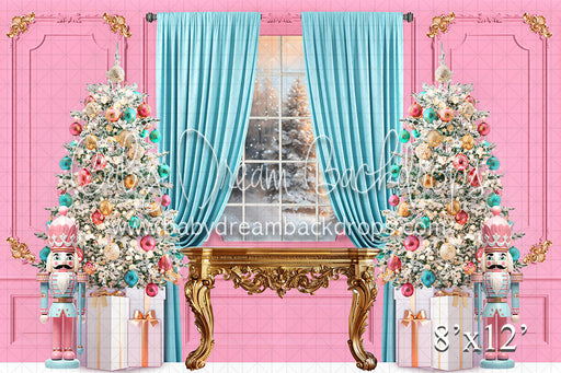 PASTEL CHRISTMAS WINDOW WITH TABLE 24 (VR)