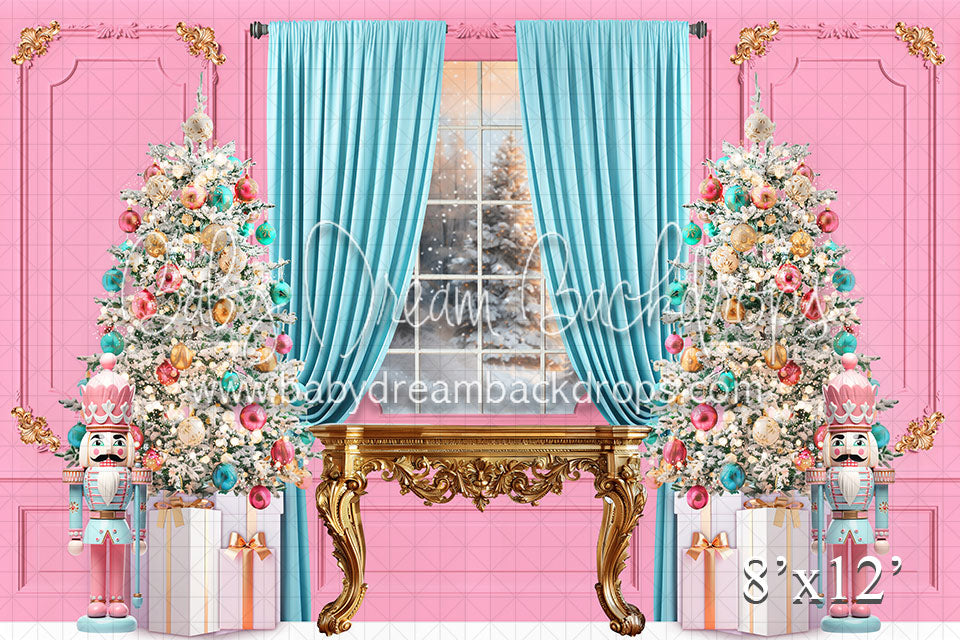 PASTEL CHRISTMAS WINDOW WITH TABLE 24 (VR)