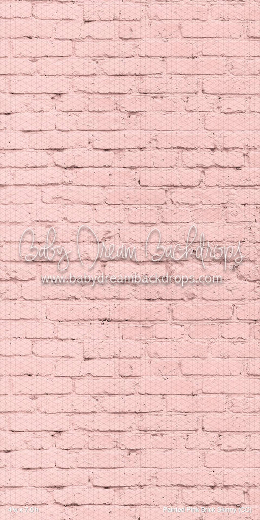Painted Pink Brick Skinny (CC)