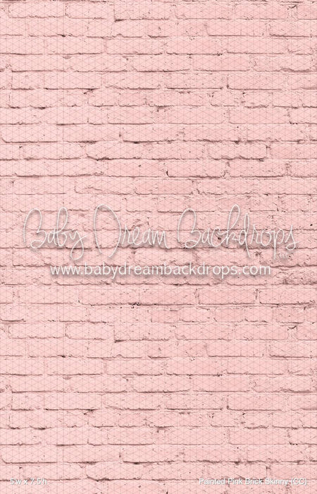 Painted Pink Brick Skinny (CC)