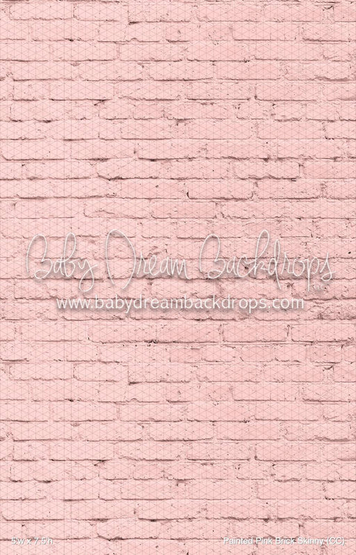 Painted Pink Brick Skinny (CC)