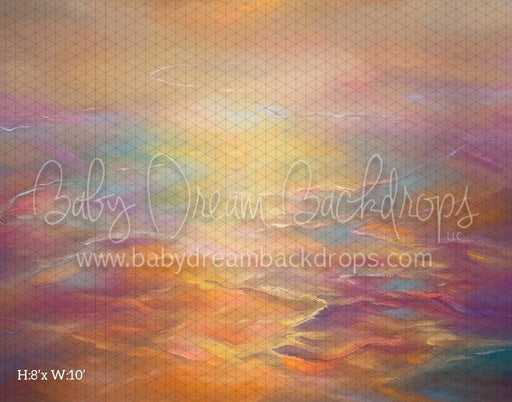 Painted Sunset Fabric Floor (CM)
