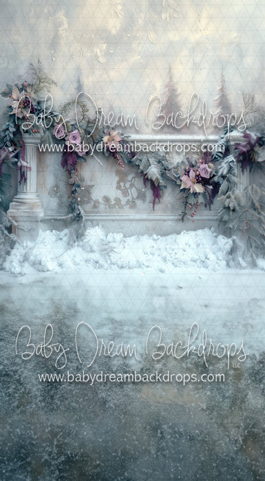 Painted Winter Balcony (Lilac) Sweep (MD)