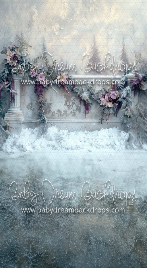 Painted Winter Balcony (Lilac) Sweep (MD)