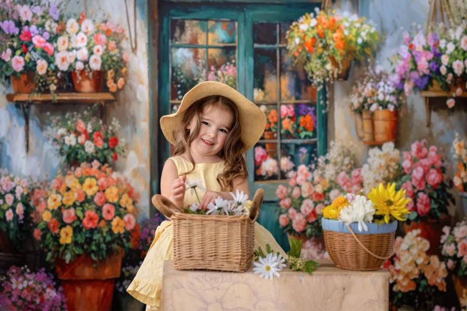 Painted Spring Flower Shop (WM)