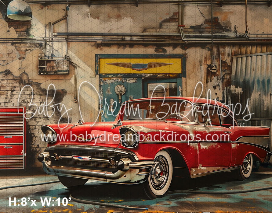 Painted Vintage Garage (AZ)