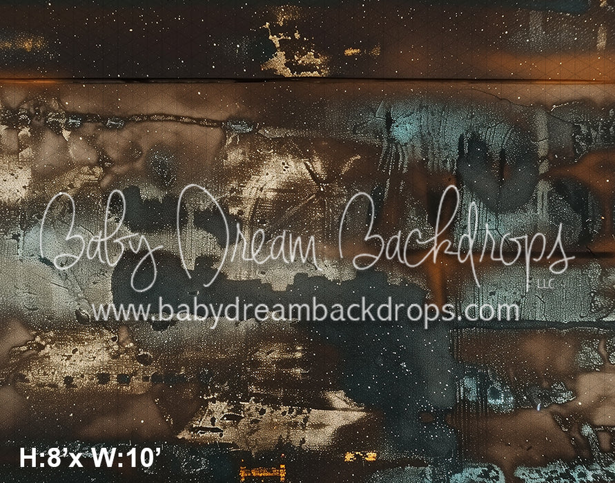 Painted Vintage Garage Fabric Floor (AZ)
