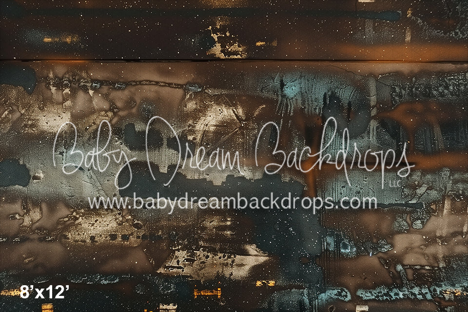 Painted Vintage Garage Fabric Floor (AZ)