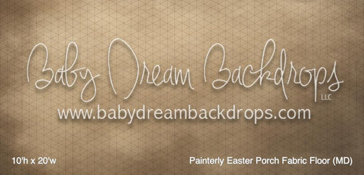 Painterly Easter Porch Fabric Floor (MD)