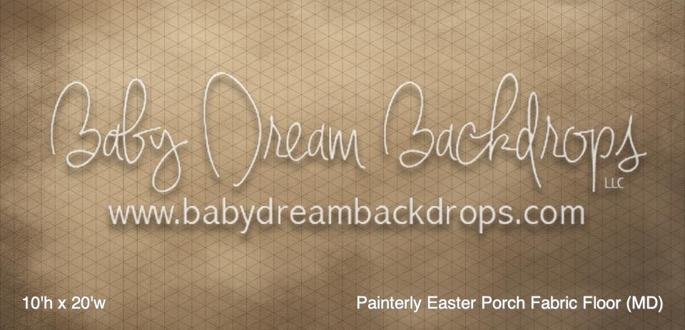 Painterly Easter Porch Fabric Floor (MD)