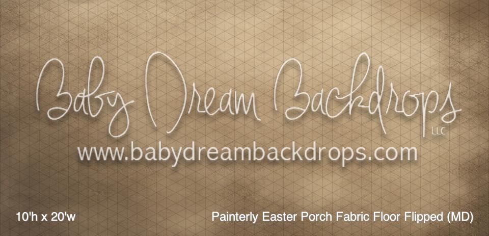 Painterly Easter Porch Fabric Floor Flipped (MD)