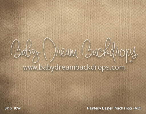 Painterly Easter Porch Floor (MD)