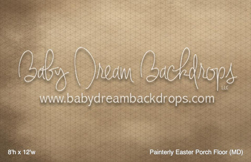 Painterly Easter Porch Fabric Floor (MD)