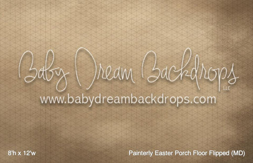 Painterly Easter Porch Fabric Floor Flipped (MD)