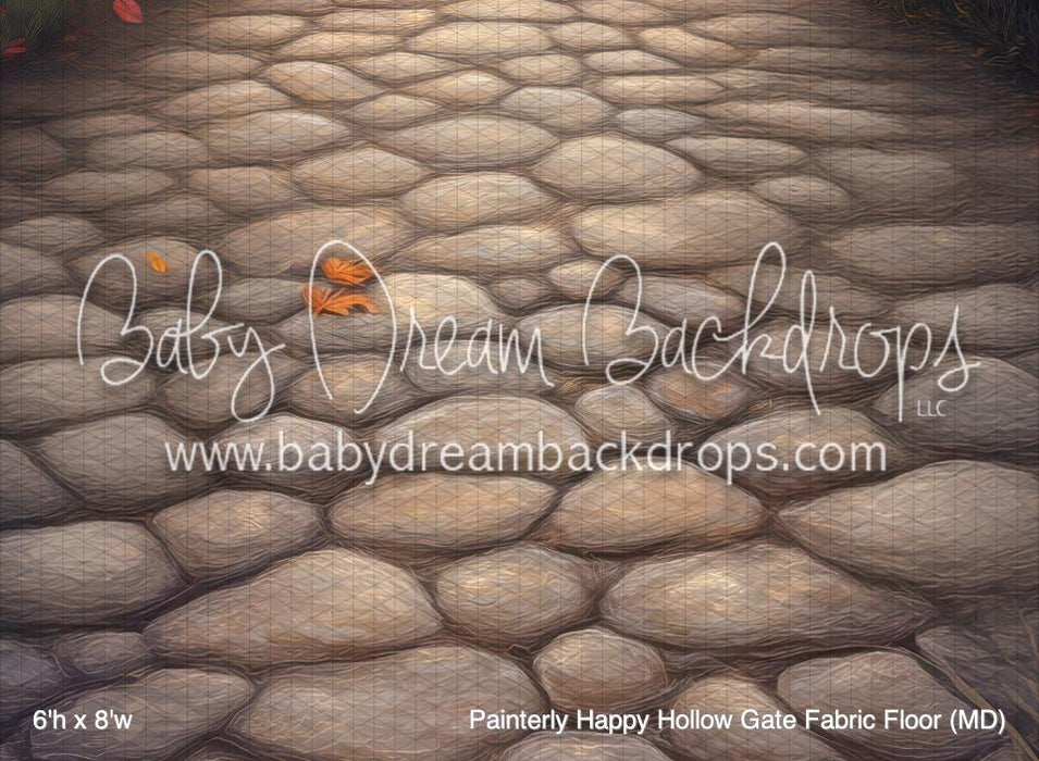 Painterly Happy Hollow Gate Fabric Floor (MD)