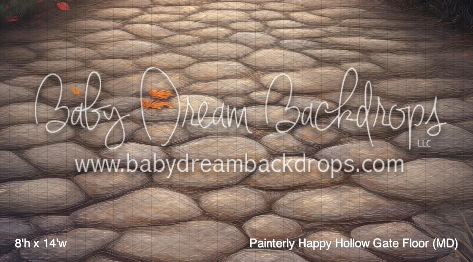 Painterly Happy Hollow Gate Fabric Floor (MD)