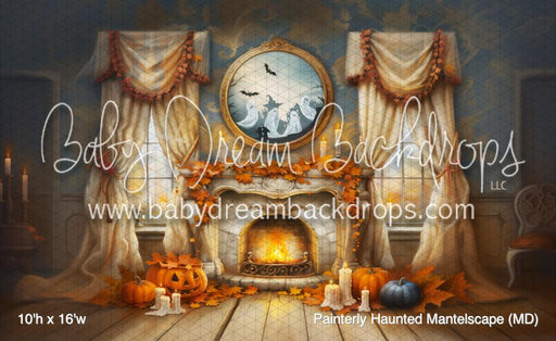 Painterly Haunted Mantelscape (MD)