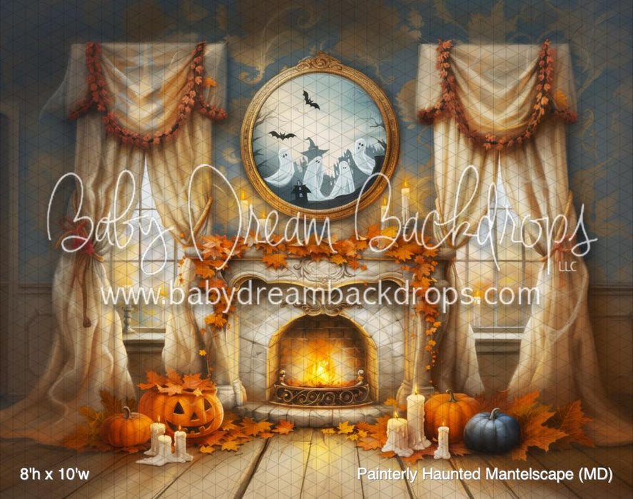 Painterly Haunted Mantelscape (MD)