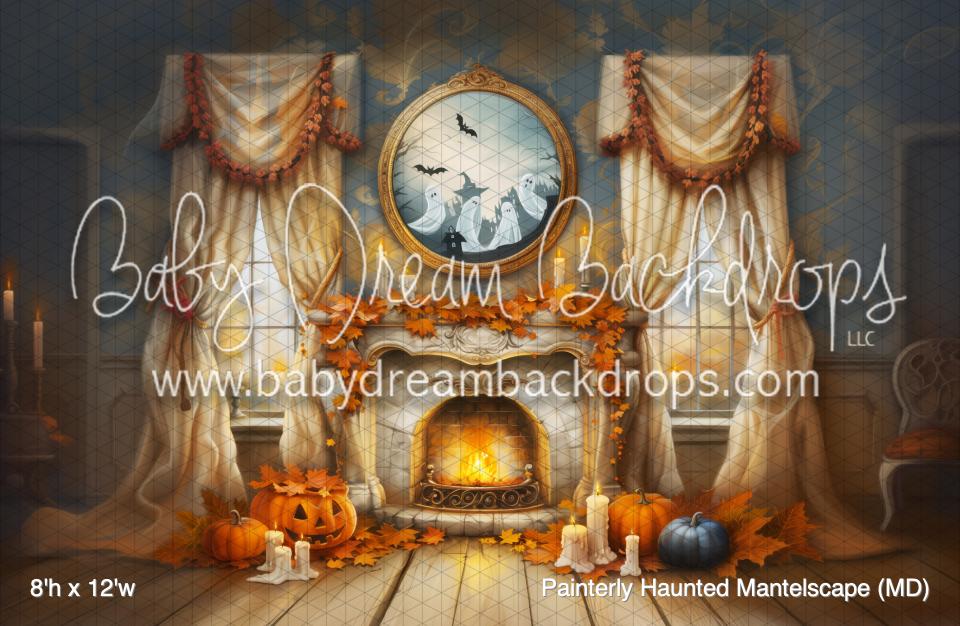 Painterly Haunted Mantelscape (MD)