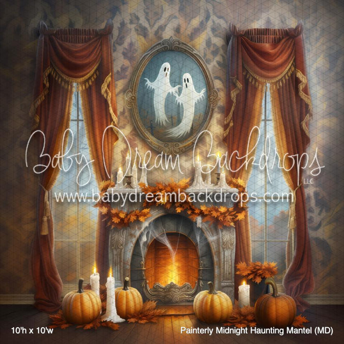 Painterly Midnight Haunting Mantel (MD)