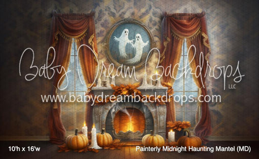 Painterly Midnight Haunting Mantel (MD)