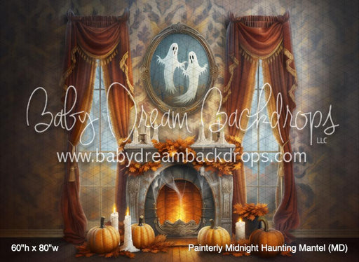 Painterly Midnight Haunting Mantel (MD)
