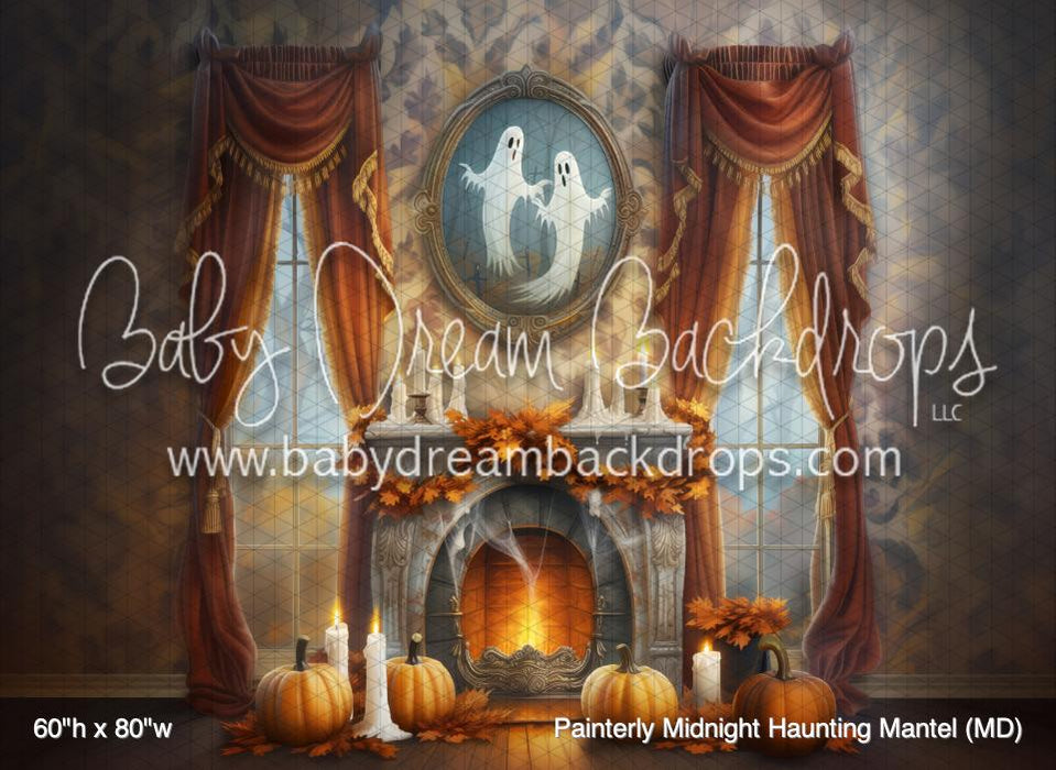 Painterly Midnight Haunting Mantel (MD)