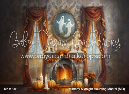 Painterly Midnight Haunting Mantel (MD)
