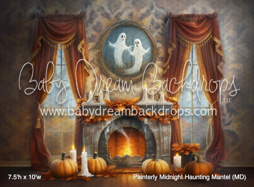 Painterly Midnight Haunting Mantel (MD)