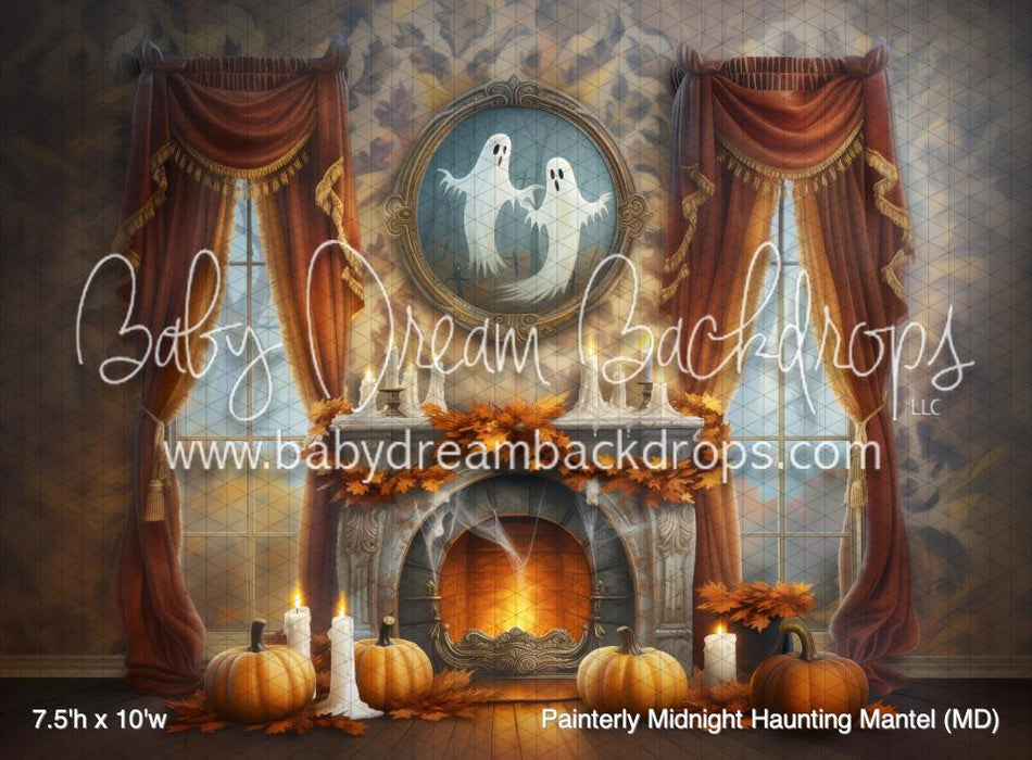 Painterly Midnight Haunting Mantel (MD)