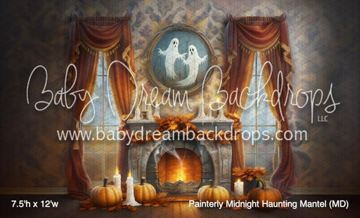 Painterly Midnight Haunting Mantel (MD)