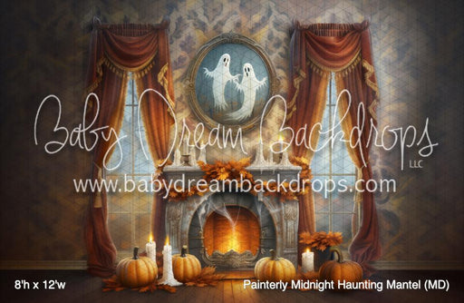 Painterly Midnight Haunting Mantel (MD)