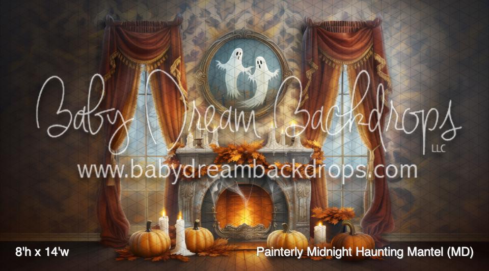 Painterly Midnight Haunting Mantel (MD)
