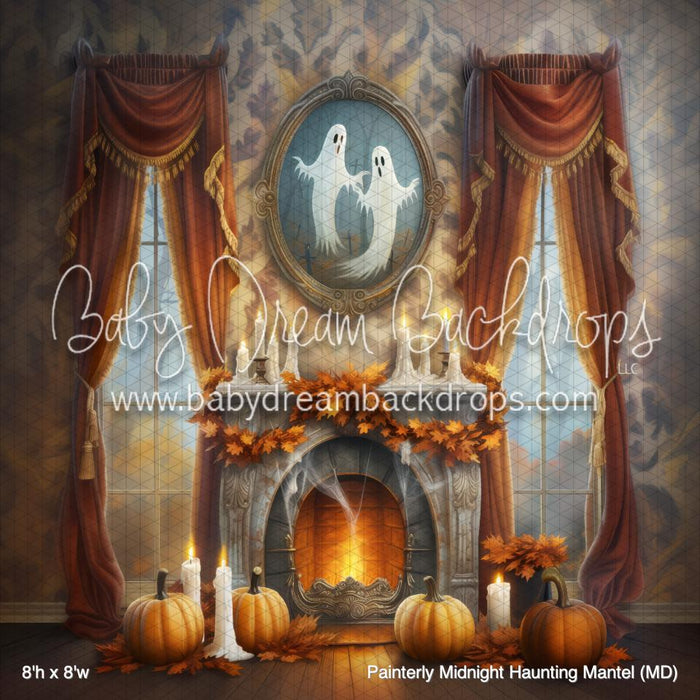 Painterly Midnight Haunting Mantel (MD)