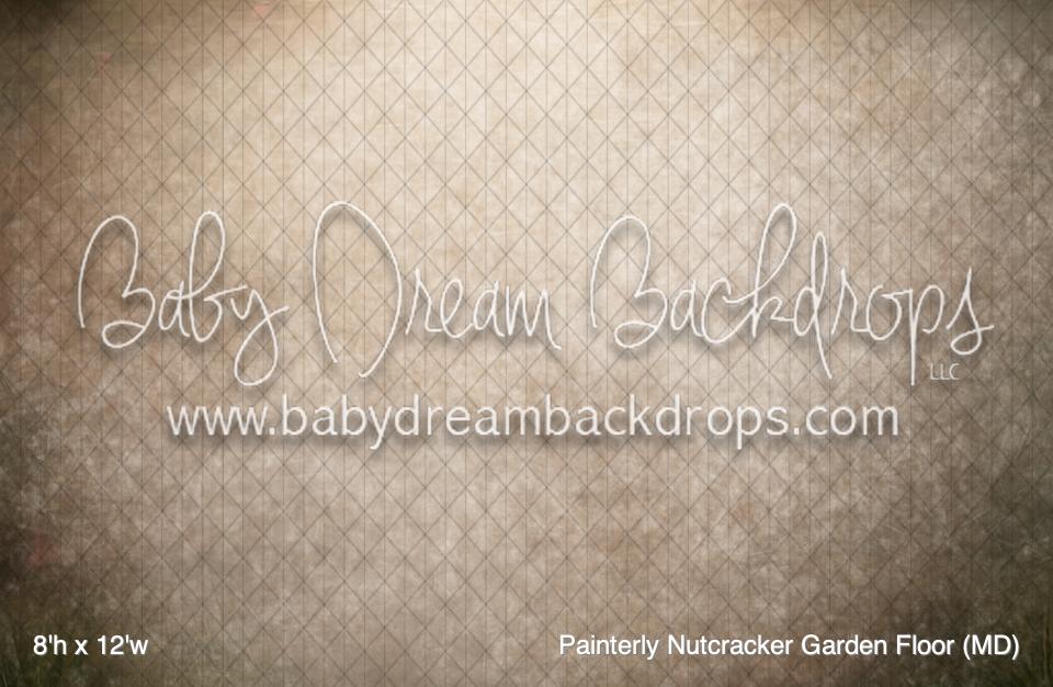 Painterly Nutcracker Garden Fabric Floor (MD)