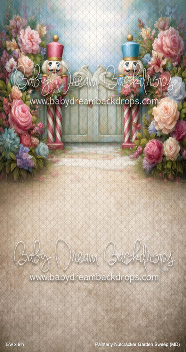 Painterly Nutcracker Garden Sweep (MD)