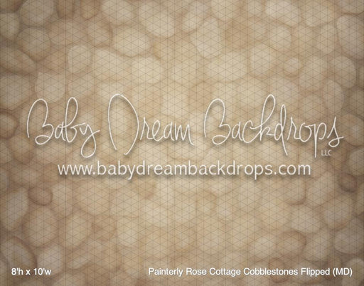 Painterly Rose Cottage Cobblestones Flipped (MD)