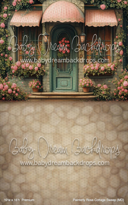 Painterly Rose Cottage Sweep (MD)