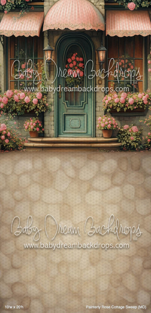 Painterly Rose Cottage Sweep (MD)