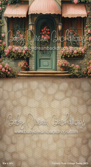 Painterly Rose Cottage Sweep (MD)